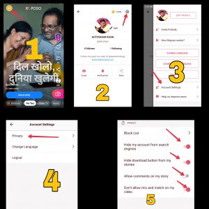 How To Delete Roposo Account Permanently in Hindi, Roposo Id Delete