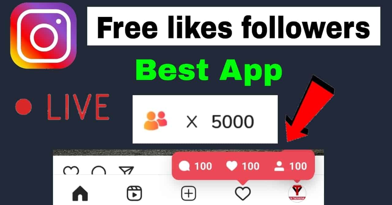 instagram free likes followers app 2021- get likes followers